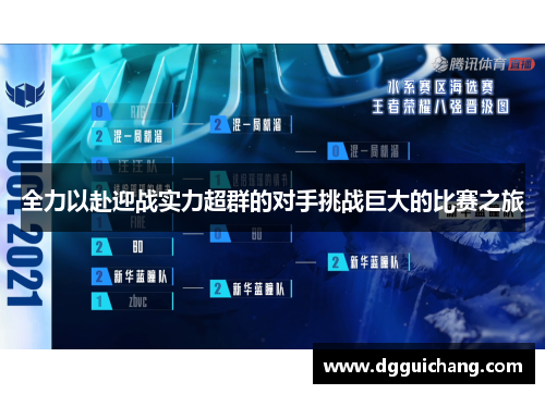 全力以赴迎战实力超群的对手挑战巨大的比赛之旅